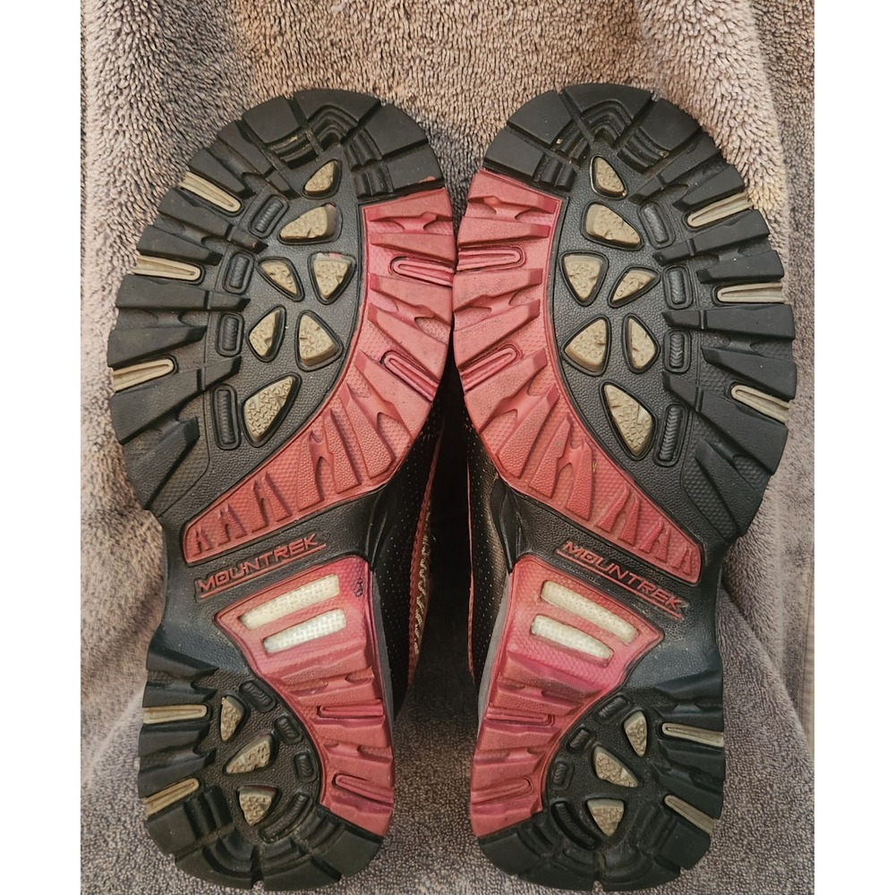 Mountrek Brook Path NWOT Mid Hiking Boots Women 8.5W Red Excellent (Primaloft) - Picture 12 of 14